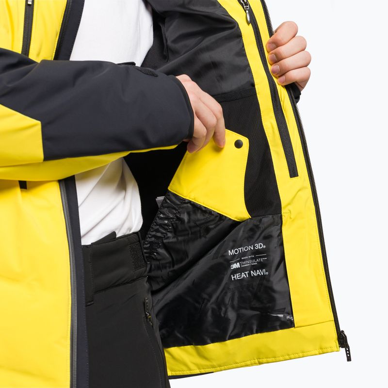 Vyriška slidinėjimo striukė Descente Mateo 10 yellow DWMUGK25 15