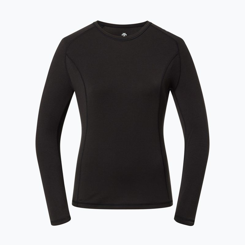 Moteriški termoaktyvūs marškinėliai Descente Base Layer juodi