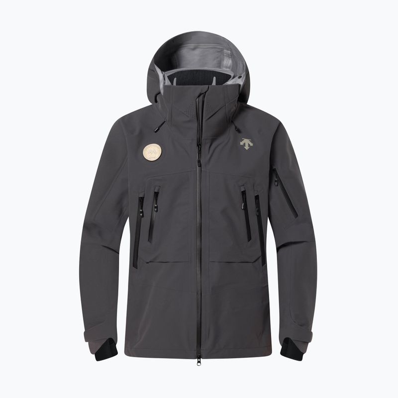 Vyriška slidinėjimo striukė Descente Swiss 3L Hard Shell dark grak