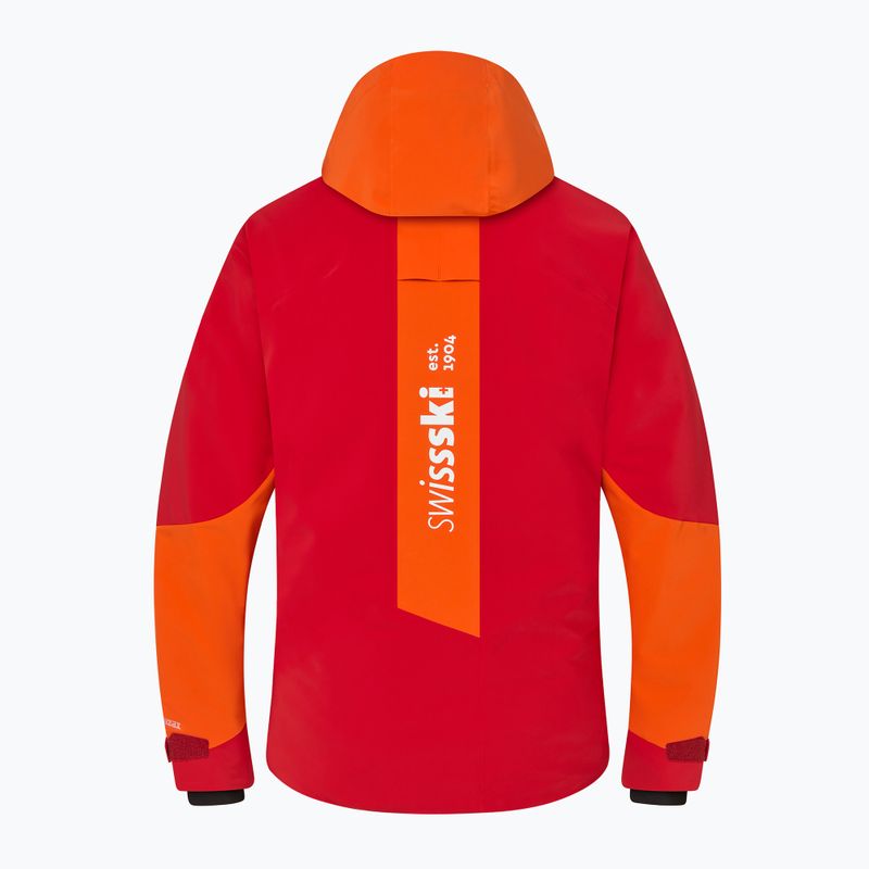 Vyriška slidinėjimo striukė Descente Swiss mandarin orange 8