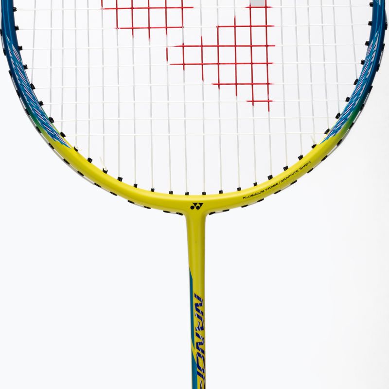 YONEX Nanoflare 100 badmintono raketė geltonai mėlyna 4
