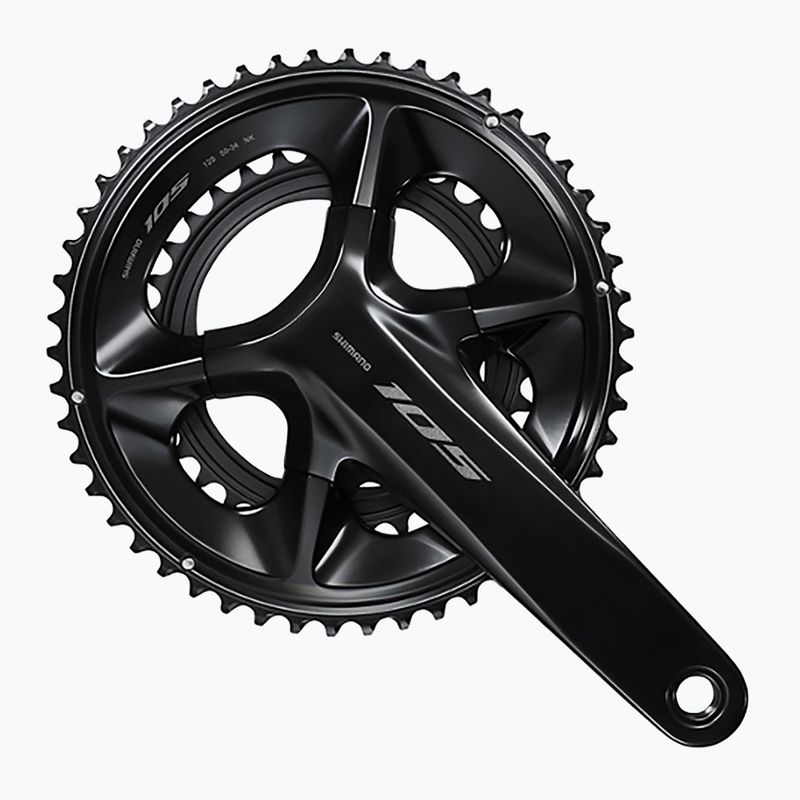 Žvaigždžių blokas Shimano 105 FC-R7100 50-34T 12rz 165 mm black