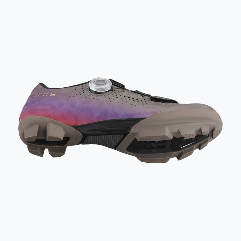 Moteriški gravel batai Shimano SH-RX600 gray/purple 5