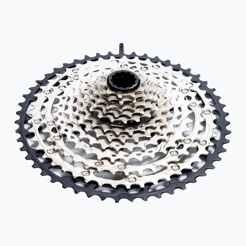 Shimano CS-M7100 12 eilių 10-51 sidabrinė dviračių kasetė ICMS7100051