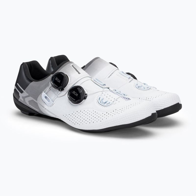 Shimano SH-RC702 vyriški balti dviračių bateliai ESHRC702MCW01S47000 4