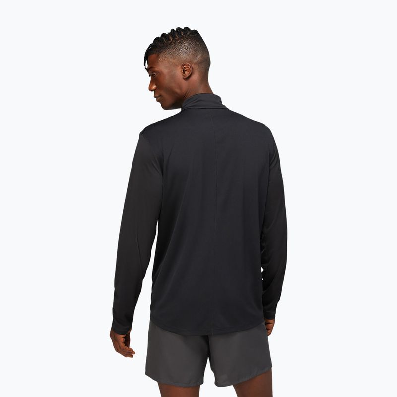 Vyriška ASICS Core 1/2 Zip performance juoda bėgimo striukė su ilgomis rankovėmis 3