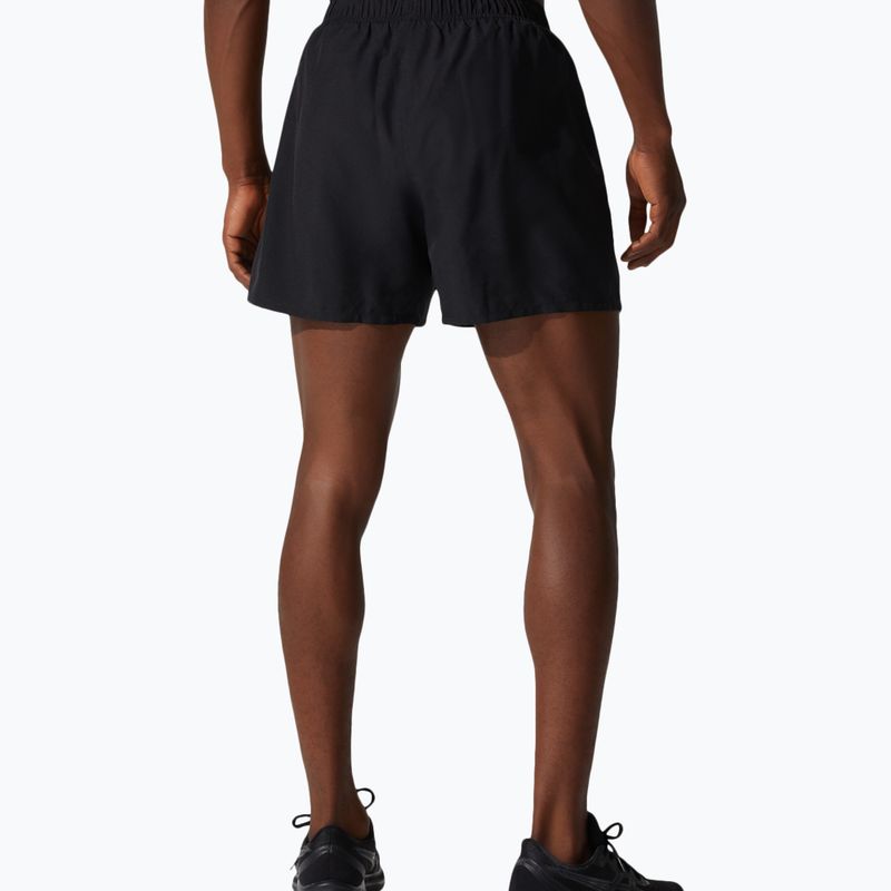 Vyriški ASICS Core 5In Short Performance juodi bėgimo šortai 2