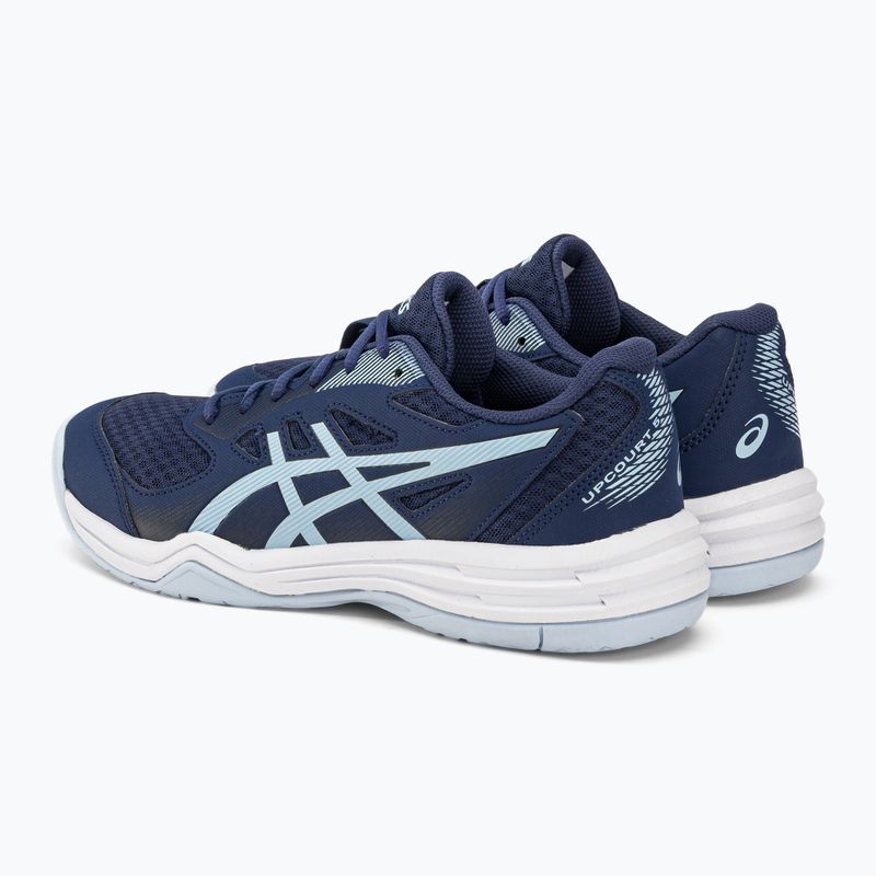 ASICS moterų tinklinio bateliai Upcourt 5 deep ocean/soft sky 3