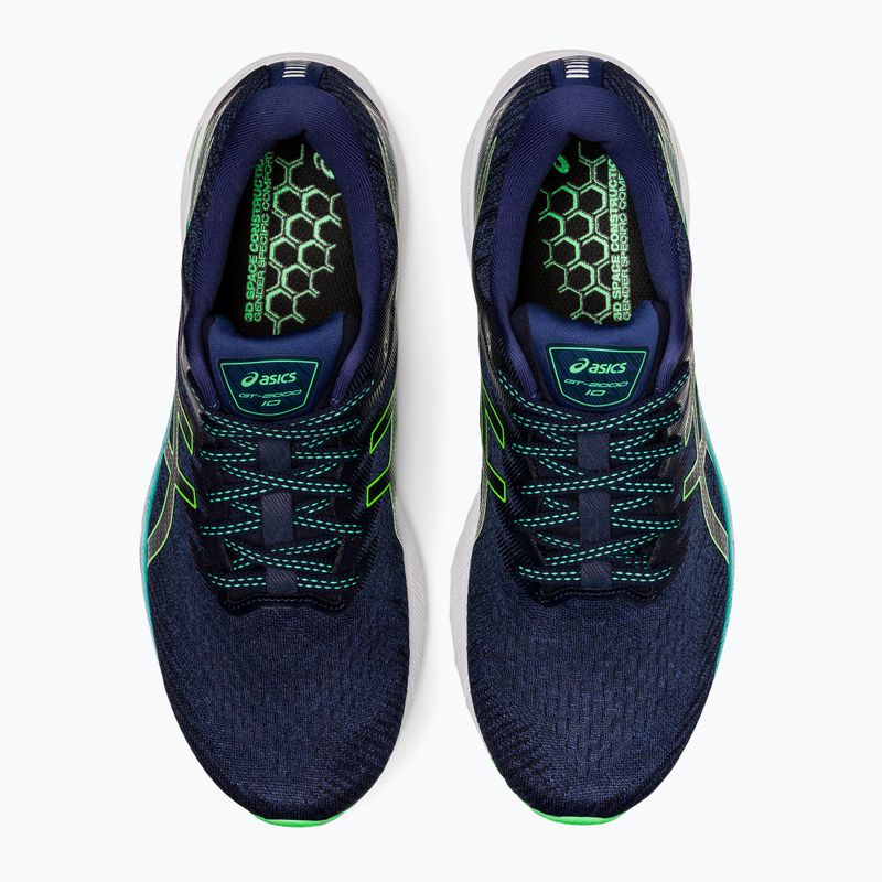 Vyriški bėgimo bateliai ASICS Gt-2000 10 deep ocean/new leaf 13