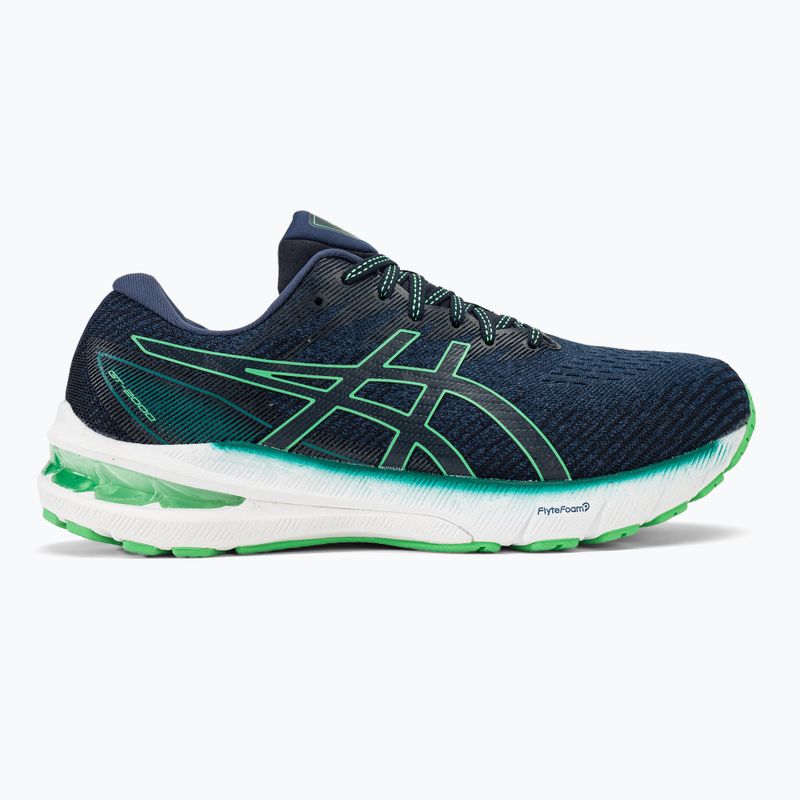 Vyriški bėgimo bateliai ASICS Gt-2000 10 deep ocean/new leaf 2