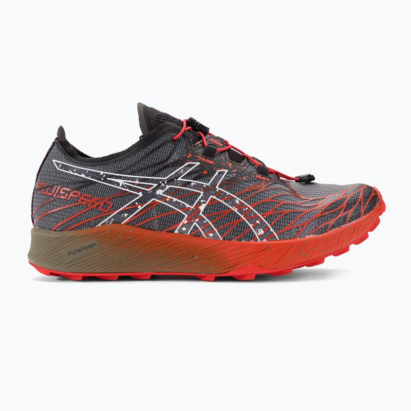 ASICS vyriški bėgimo bateliai Fujispeed black/cherry tomato 2