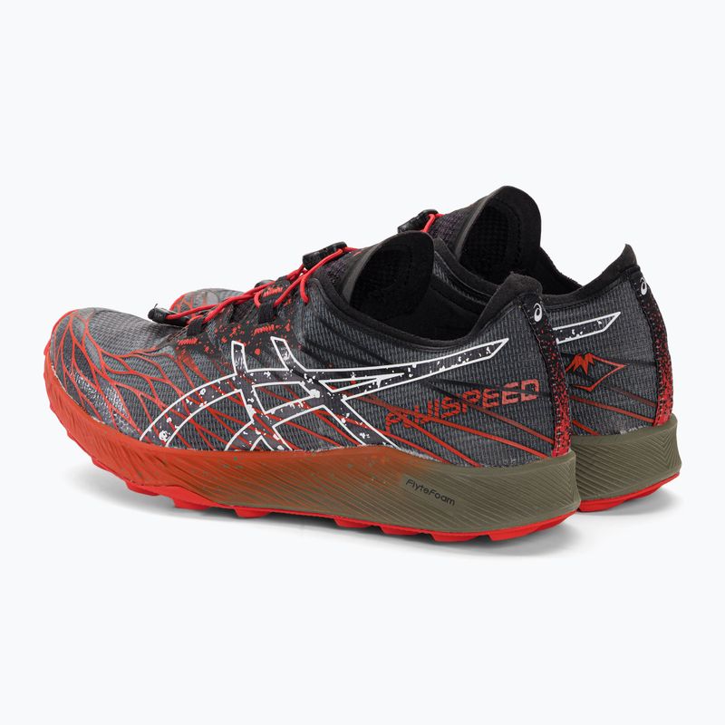 ASICS vyriški bėgimo bateliai Fujispeed black/cherry tomato 3