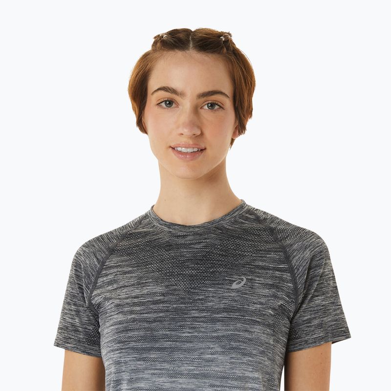 Moteriški bėgimo marškinėliai ASICS Seamless carrier grey/glacier grey 4