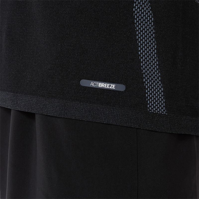 Vyriški bėgimo marškinėliai ASICS Seamless performance black/carrier grey 6