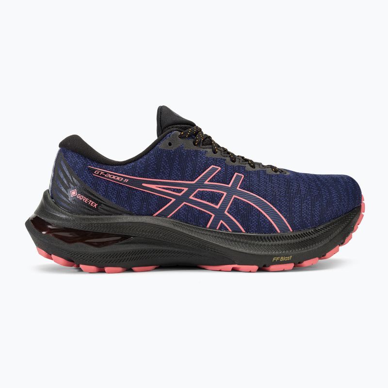 Moteriški bėgimo bateliai ASICS GT-2000 GTX black/indigo blue 2