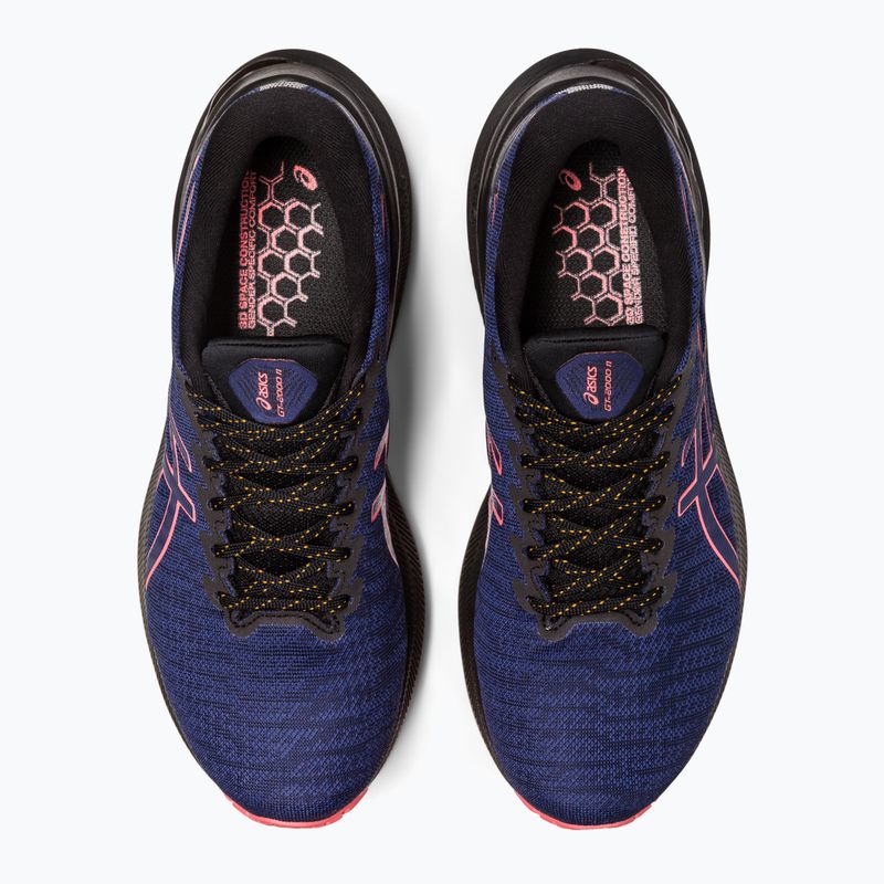 Moteriški bėgimo bateliai ASICS GT-2000 GTX black/indigo blue 13