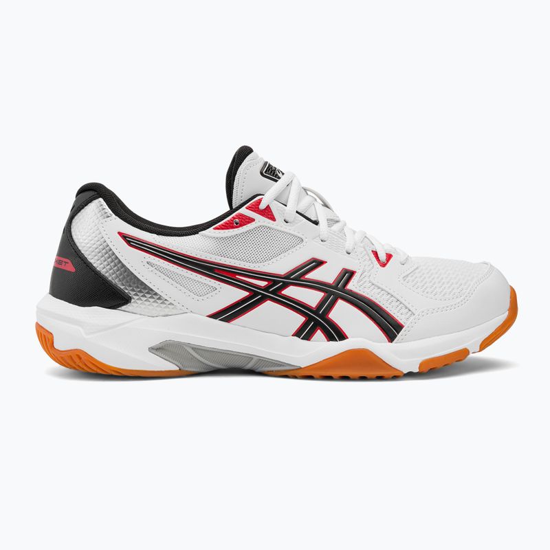 ASICS vyriški skvošo bateliai Gel-Rocket 10 white/classic red 2