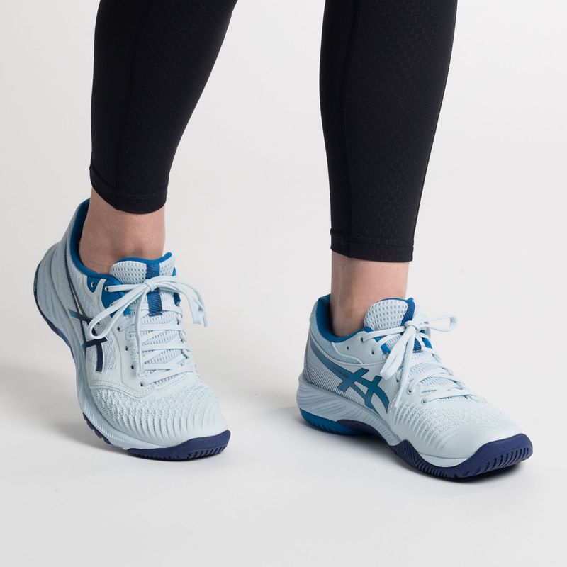 ASICS moterų tinklinio bateliai Netburner Ballistic FF 3 sky/indigo blue 2