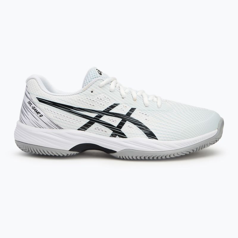 Vyriški teniso batai ASICS Gel-Game 9 Clay/OC white/black 2
