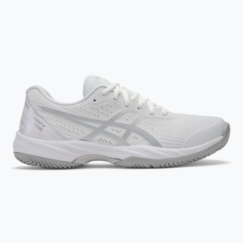 Moteriški padelio batai ASICS Gel-Game 9 white/pure silver 2