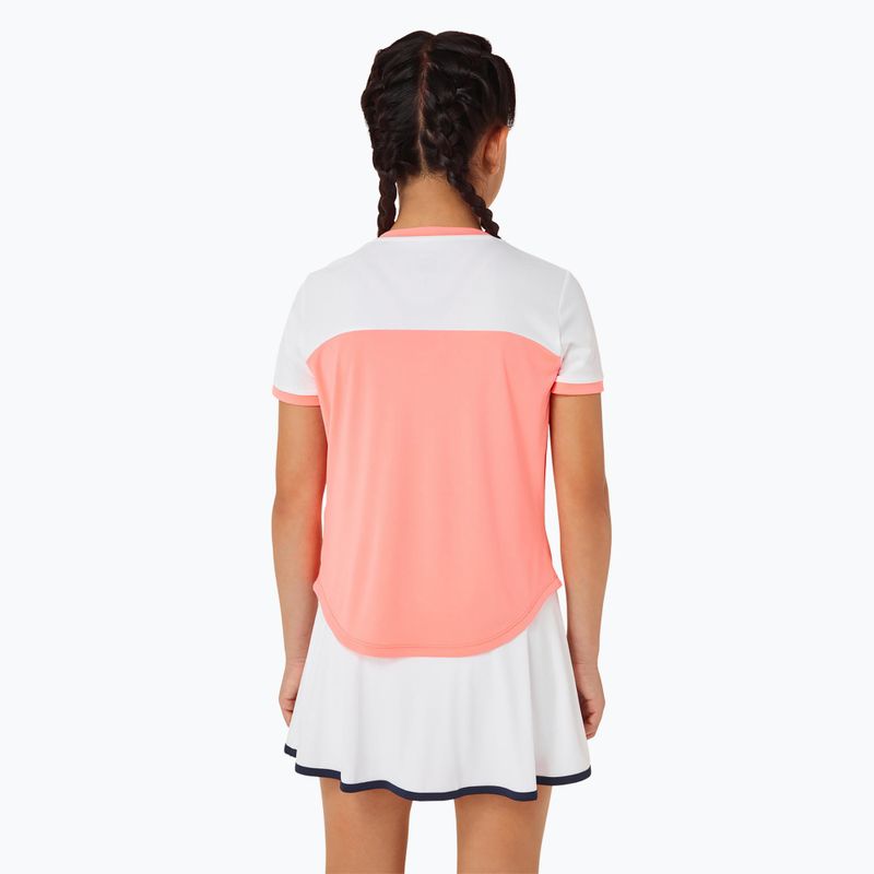 Vaikiški marškinėliai  ASICS Tennis Top guava/brilliant white 3