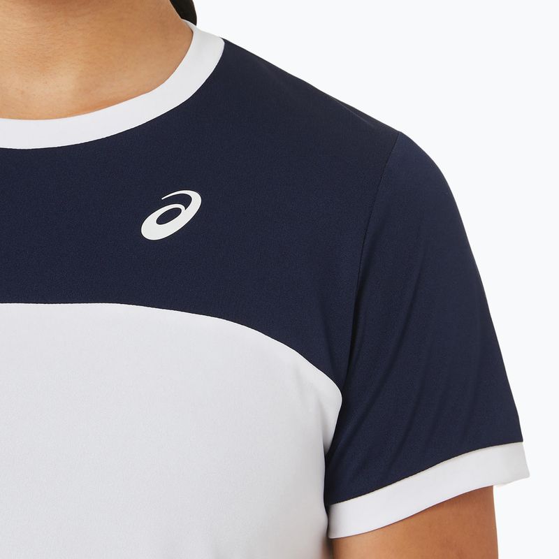 Vaikiški marškinėliai  ASICS Tennis Top brilliant white/midnight 4