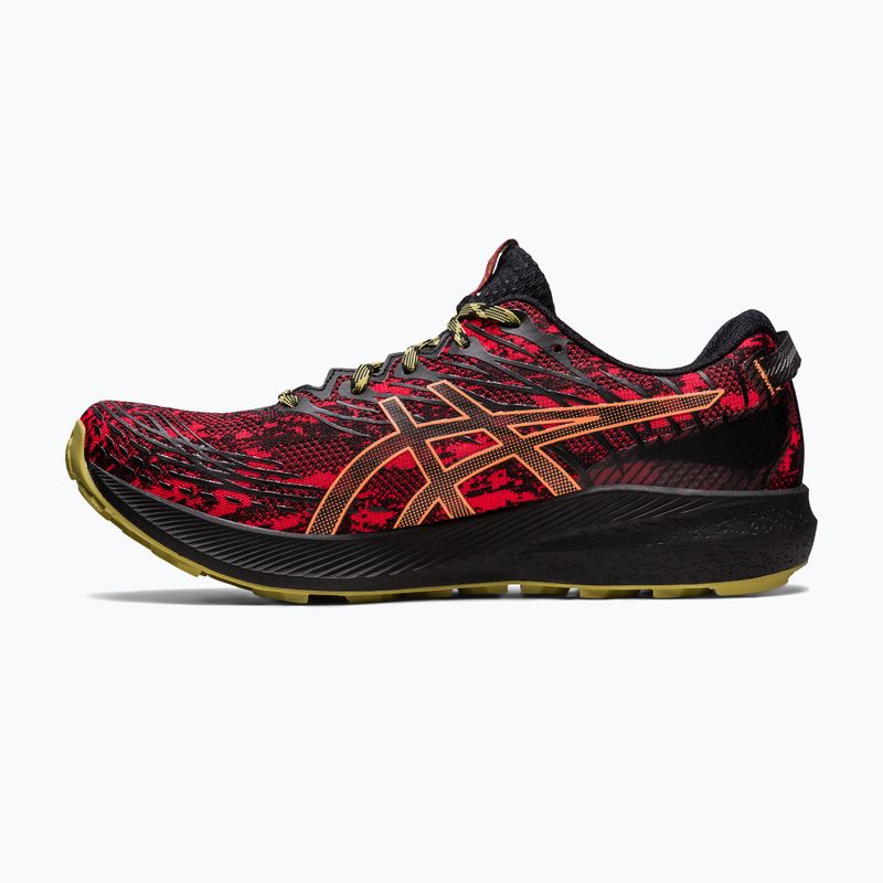 ASICS Fuji Lite 3 electric red/black vyriški bėgimo bateliai 8