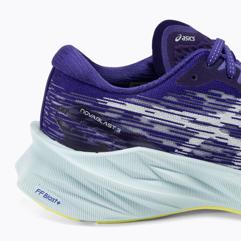 ASICS Novablast 3 eggplant/soothing sea moteriški bėgimo bateliai 8