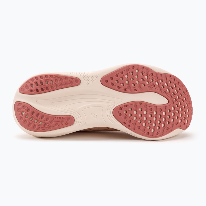ASICS Gel-Nimbus 25 moterų bėgimo bateliai šviesiai abrikosinė/šviesiai granatinė 5