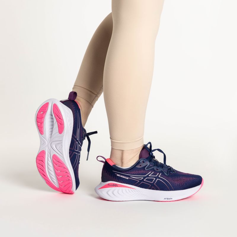 Moteriški bėgimo batai ASICS Gel-Cumulus 25 deep ocean/lilac hint 2