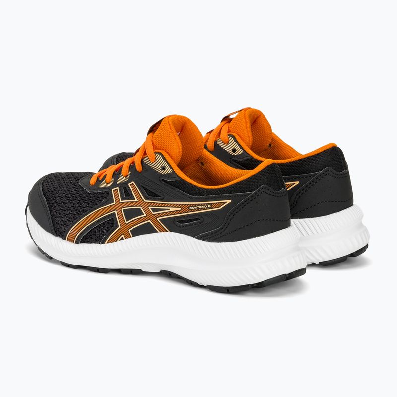 Vaikiški bėgimo batai ASICS Contend 8 GS black/bright orange 4