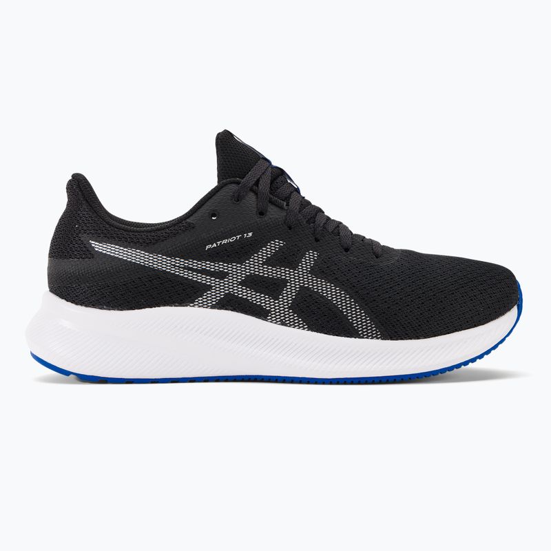 ASICS Patriot 13 vyriški bėgimo bateliai juoda/ grynas sidabras 2