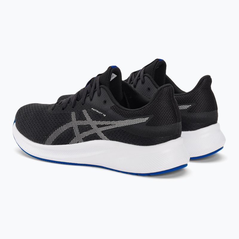 ASICS Patriot 13 vyriški bėgimo bateliai juoda/ grynas sidabras 4