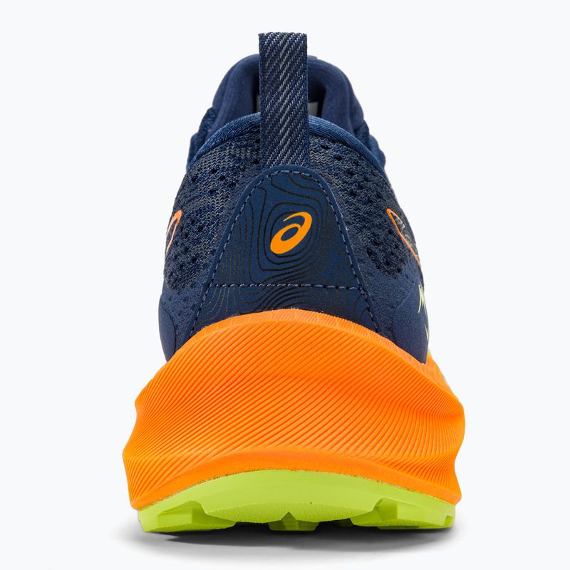Vyriški bėgimo bateliai ASICS Trabuco Max 2 deep ocean/bright orange 6