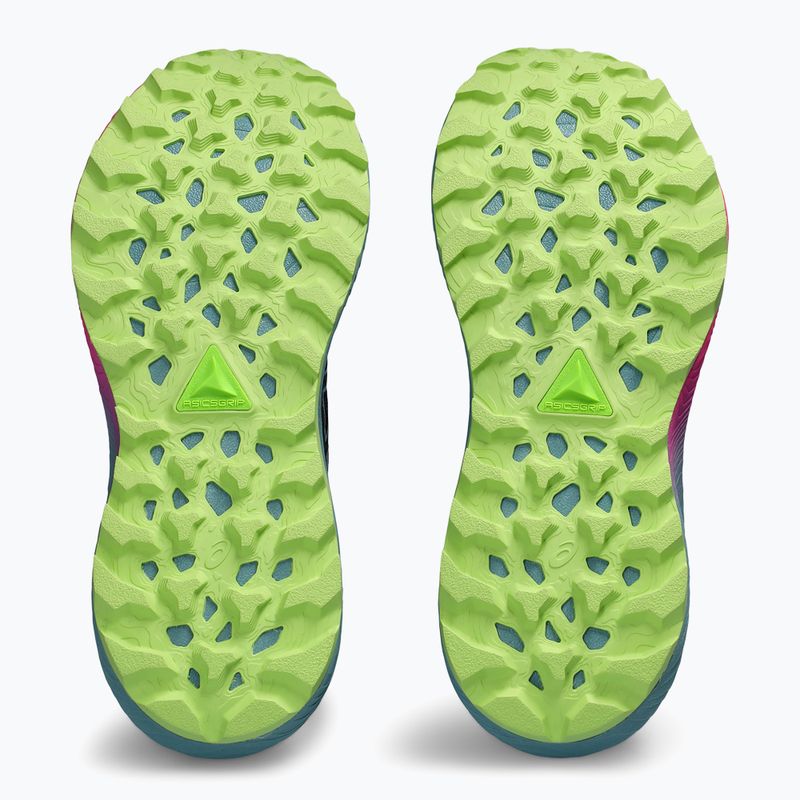 ASICS Gel-Trabuco 11 moteriški bėgimo bateliai juoda/pilkai mėlyna 14