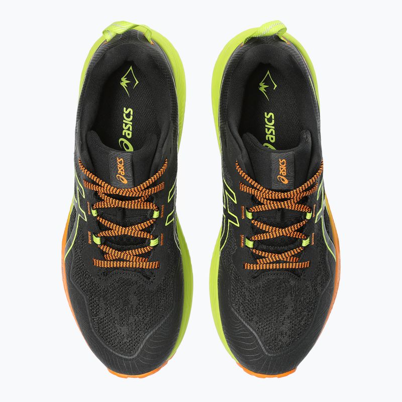 ASICS Gel-Trabuco 11 vyriški bėgimo bateliai black/neon lime 13