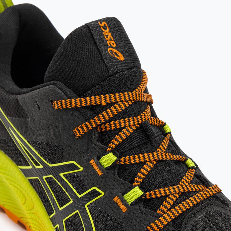 ASICS Gel-Trabuco 11 vyriški bėgimo bateliai black/neon lime 8