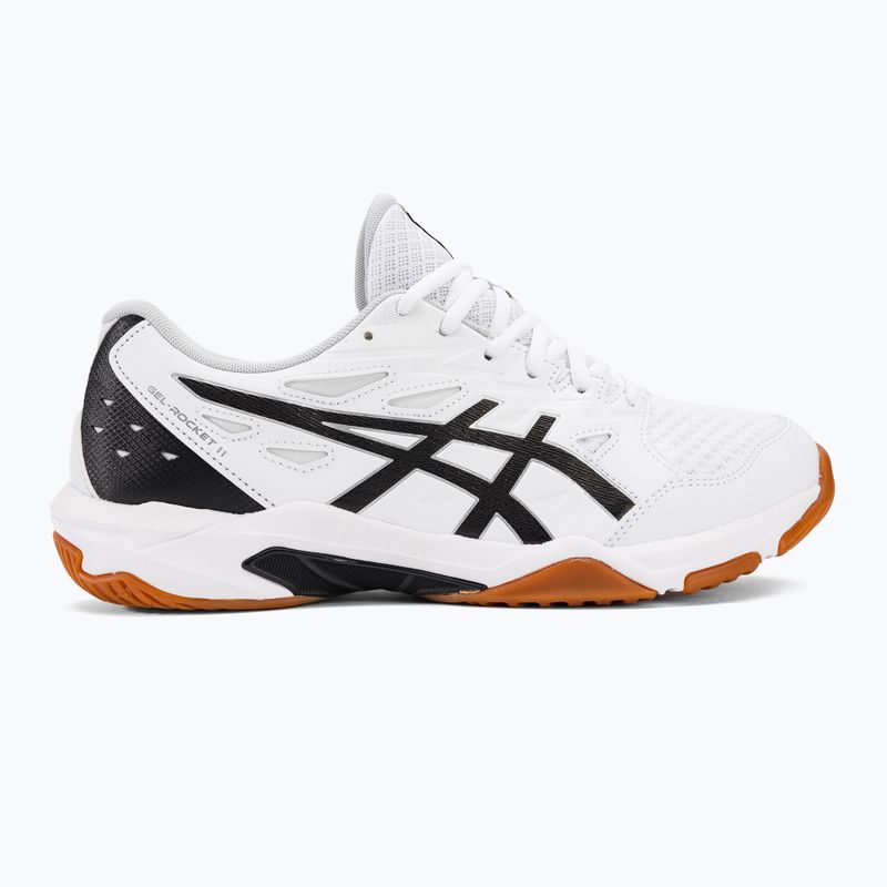 Vyriški tinklinio bateliai ASICS Gel-Rocket 11 black/pure silver 2