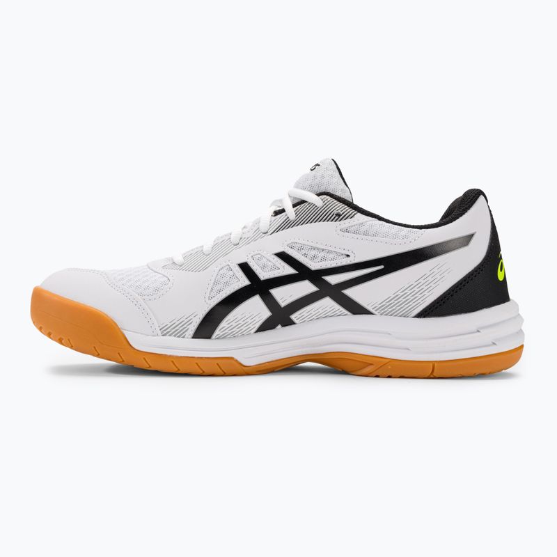 ASICS vyriški skvošo bateliai Upcourt 5 white / safety yellow 3
