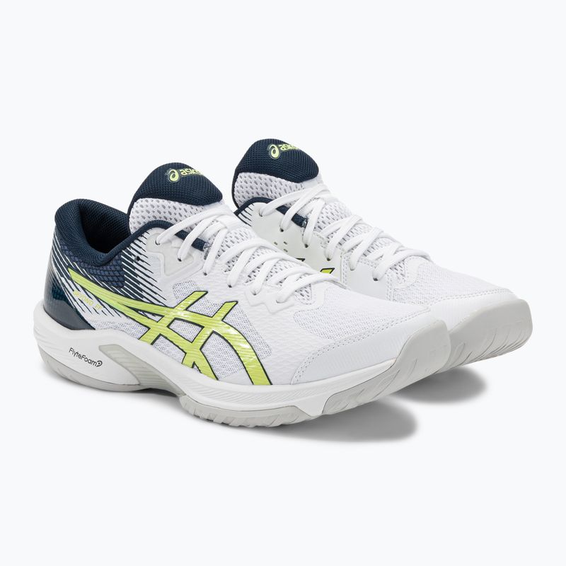ASICS Beyond FF tinklinio bateliai balti / švytintys geltoni 5
