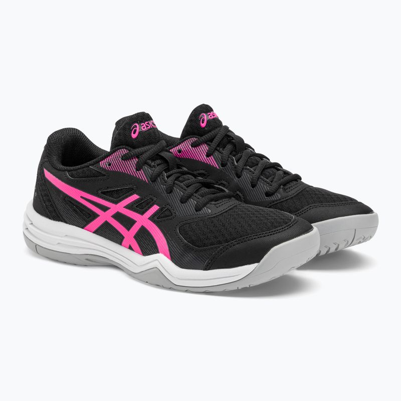 ASICS moteriški skvošo bateliai Upcourt 5 black / hot pink 4