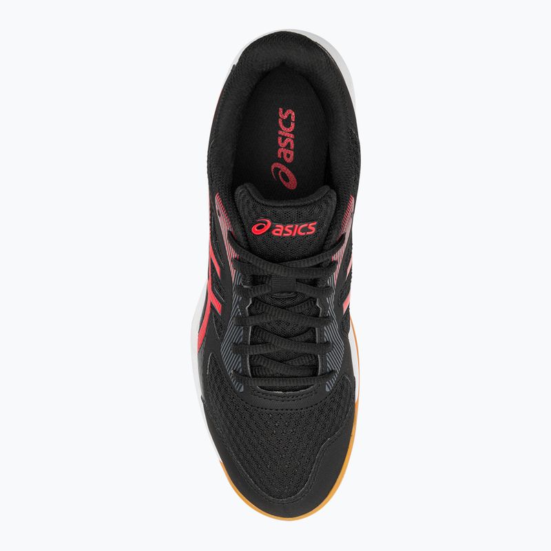 ASICS vyriški skvošo bateliai Upcourt 5 black / classic red 7