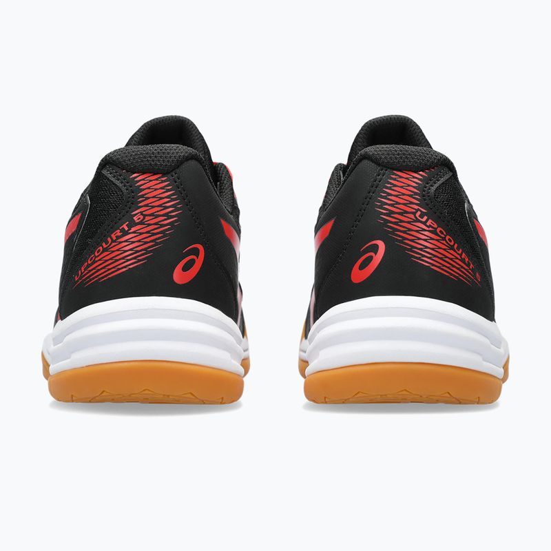 ASICS vyriški skvošo bateliai Upcourt 5 black / classic red 8