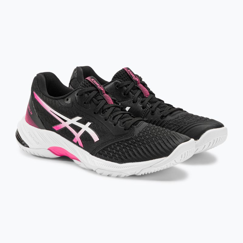 ASICS moterų tinklinio bateliai Netburner Ballistic FF 3 black / hot pink 5