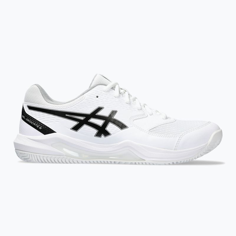 Vyriški teniso batai ASICS Gel-Dedicate 8 Clay white/black