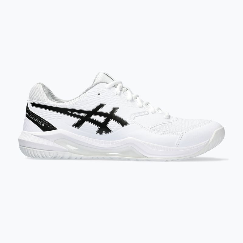 Vyriški teniso bateliai ASICS Gel-Dedicate 8 white/black