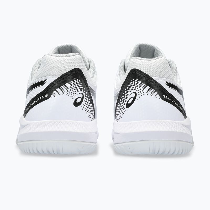 Vyriški teniso bateliai ASICS Gel-Dedicate 8 white/black 5