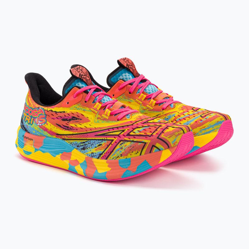 ASICS Noosa Tri 15 vyriški bėgimo bateliai aquarium/vibrant yellow 4