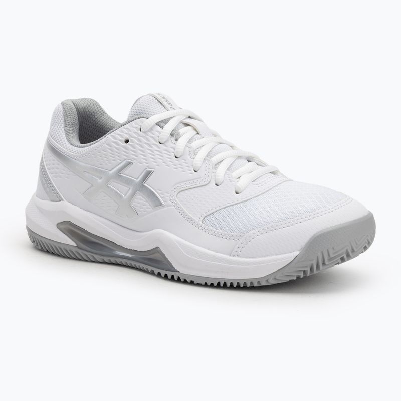 Moteriški teniso batai ASICS Gel-Dedicate 8 Clay W white/pure silver