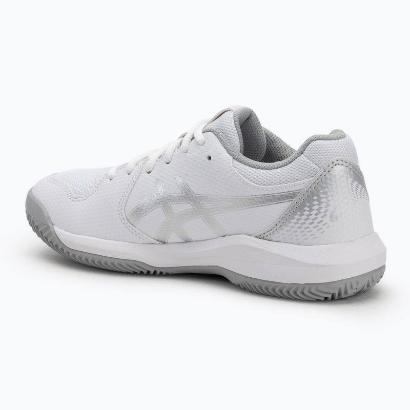Moteriški teniso batai ASICS Gel-Dedicate 8 Clay W white/pure silver 3
